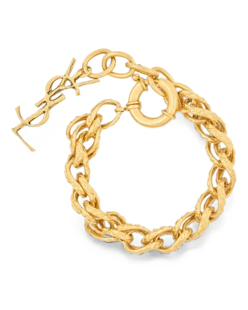 Saint Laurent rope-chain bracelet - Gold Gold