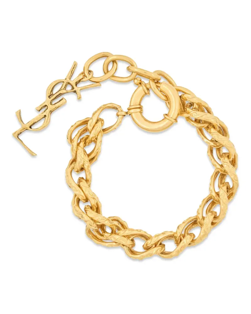 Saint Laurent Armband in Kordeloptik - Gold Gold
