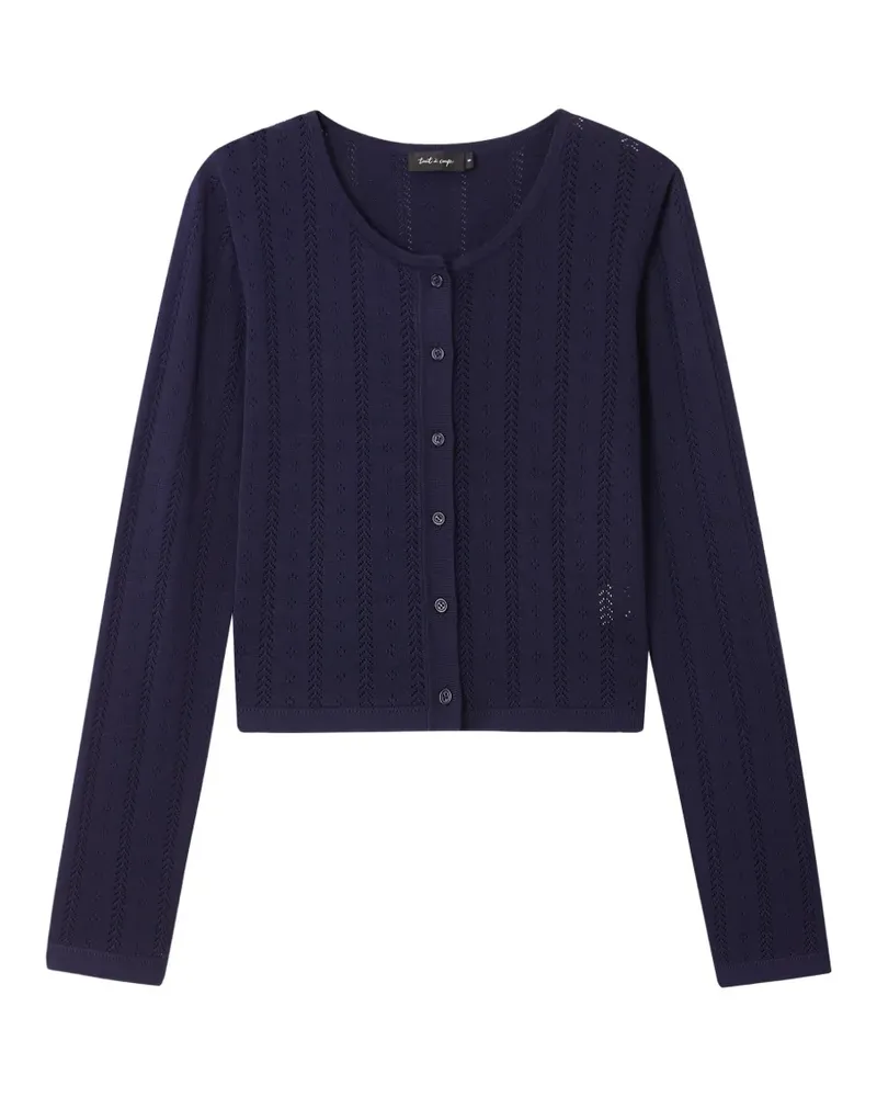 Tout a Coup Geknöpfter Cardigan - Blau Blau