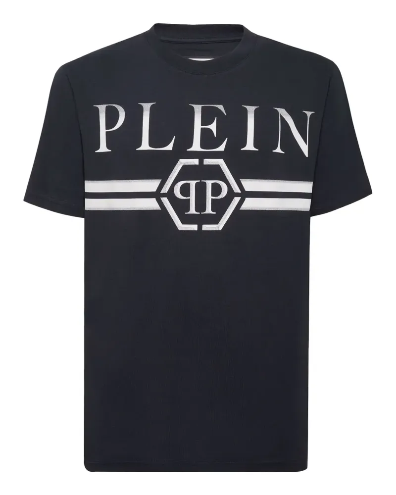 Philipp Plein Stripes T-Shirt - Blau Blau