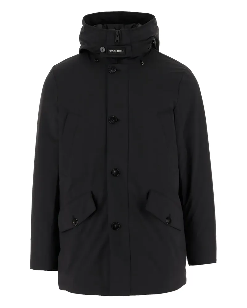 Woolrich Jacke mit Logo - Schwarz Schwarz