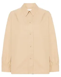 Jil Sander Hemd mit Spreizkragen Nude