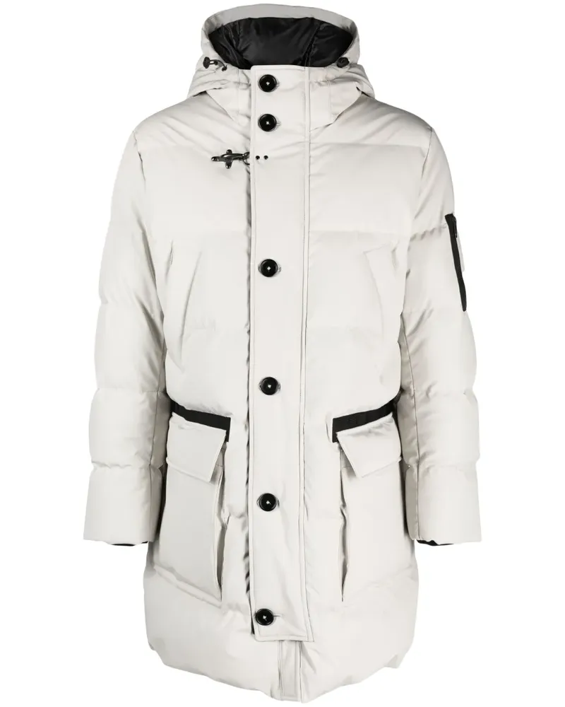 Fay Gefütterter Kapuzenparka - Grau Grau