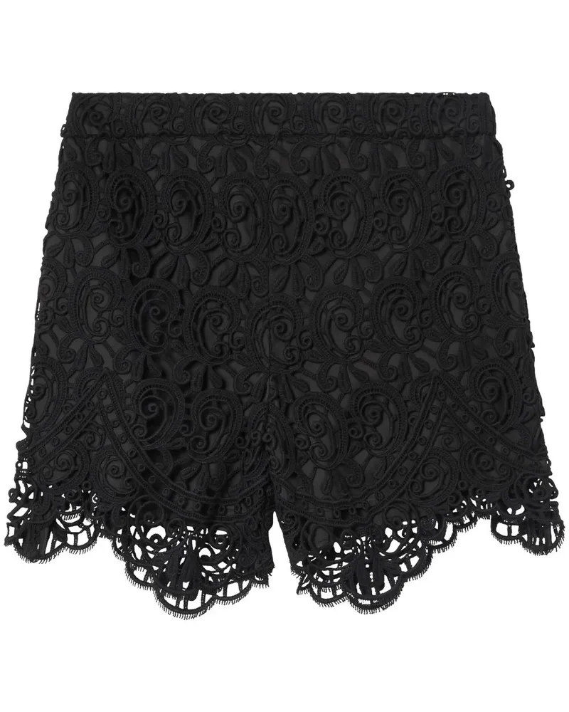 Burberry Shorts mit hohem Bund - Schwarz Schwarz