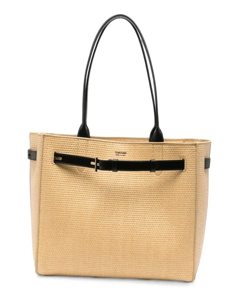 Tom Ford woven tote bag - Nude Nude