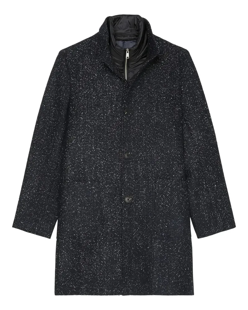 Marc O'Polo Mantel mit meliertem Effekt - Blau Blau