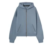 Hoodie mit gebogenem Logo - Grau