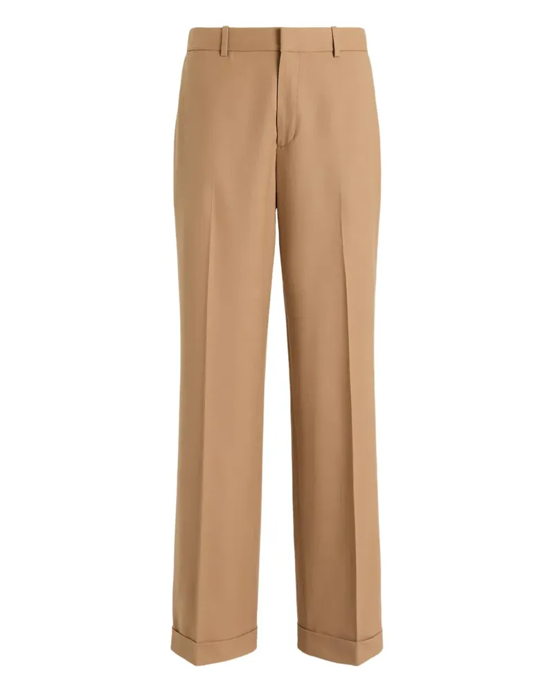 Ralph Lauren Bundfaltenhose mit Bündchen - Braun Braun