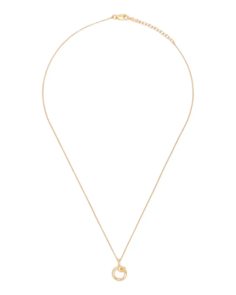 Missoma Mini Curly Molten Halskette - Gold Gold