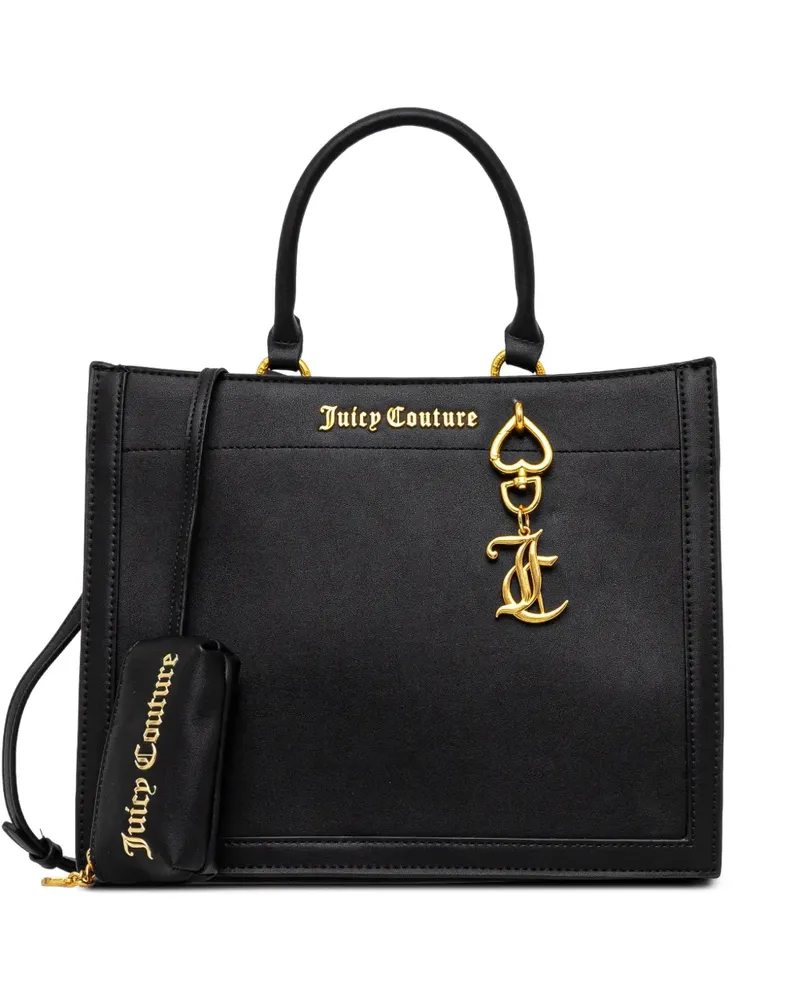 Juicy Couture Lily charm satchel tote bag - Schwarz Schwarz