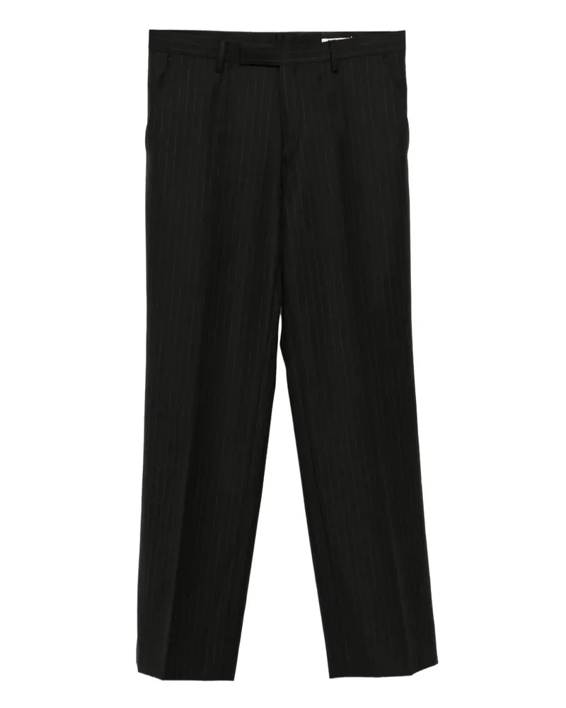 AURALEE Gestreifte Hose - Grau Grau