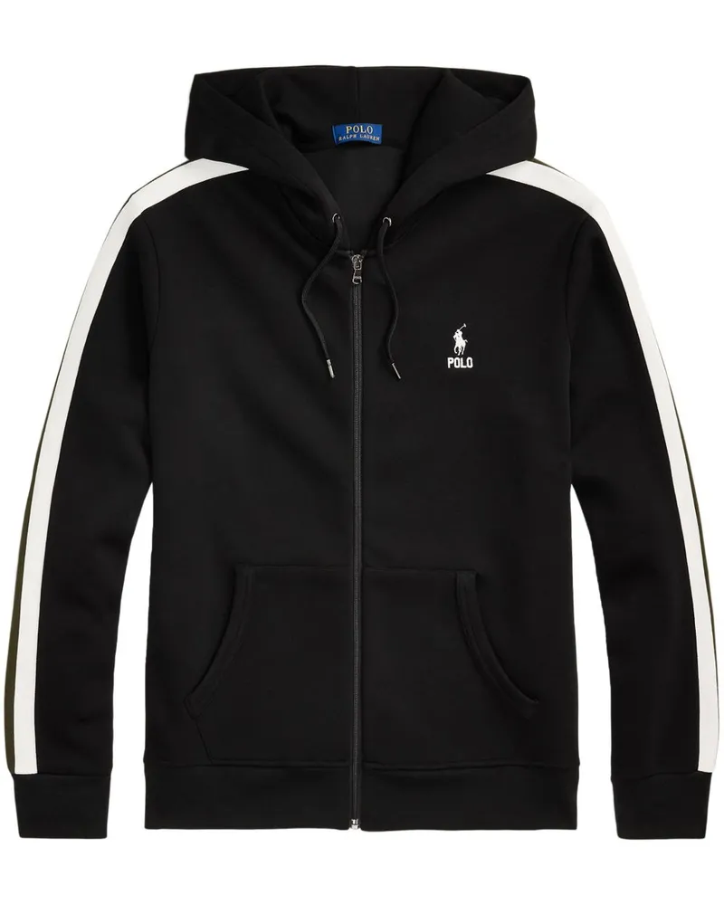 Ralph Lauren Hoodie mit Logo-Stickerei - Schwarz Schwarz