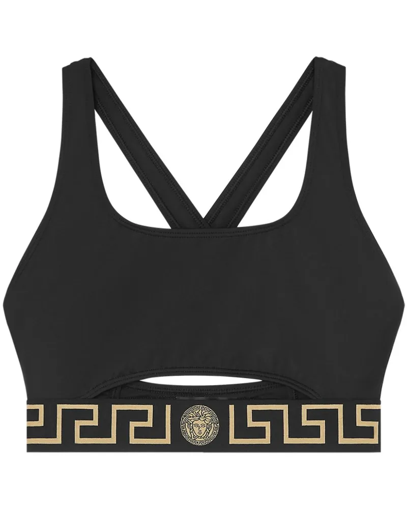 Versace Greca Bikinioberteil - Schwarz Schwarz