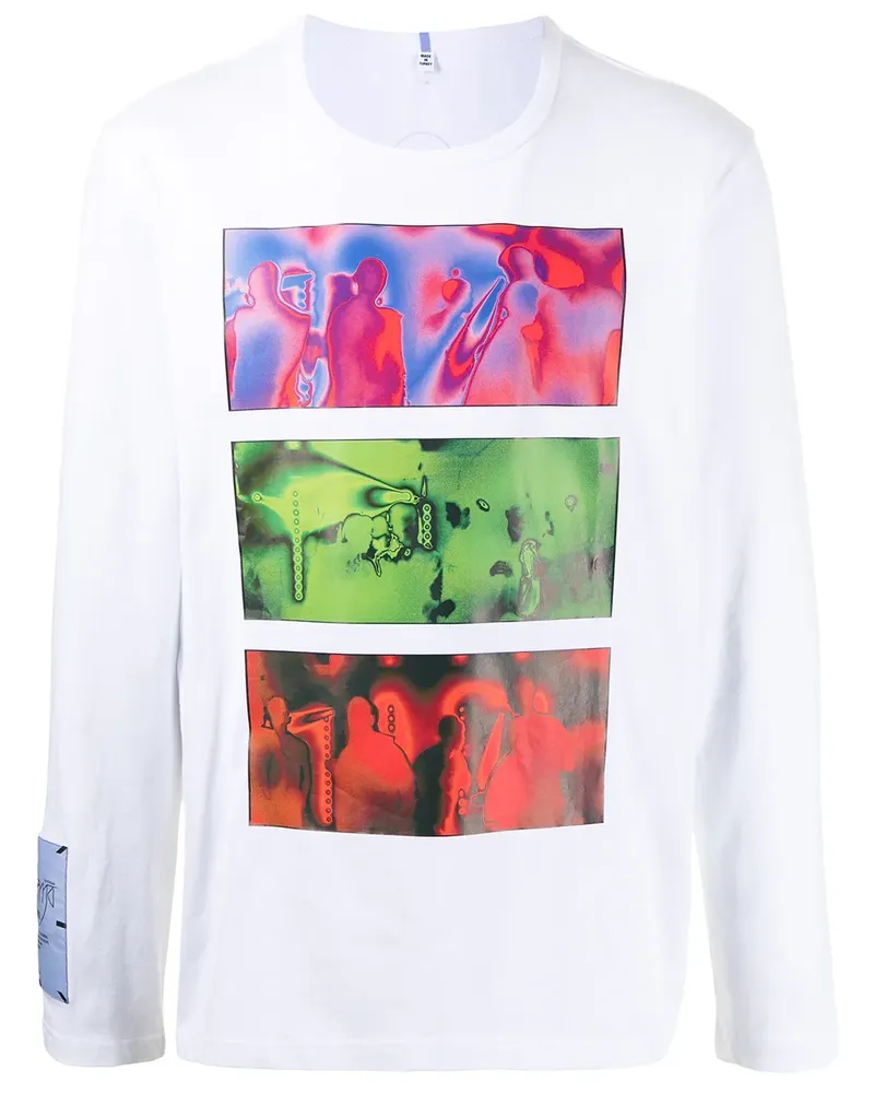 McQ FA5 Dance Langarmshirt - Weiß Weiß