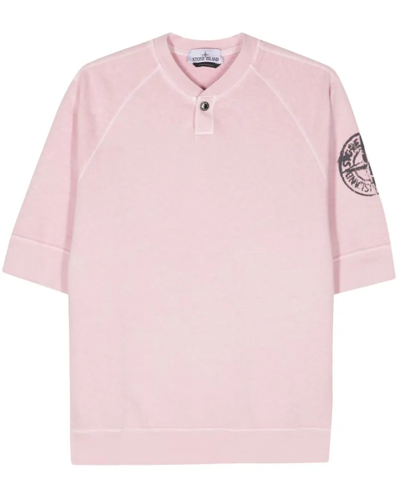 Stone Island Old Treatment T-Shirt - Rosa Rosa