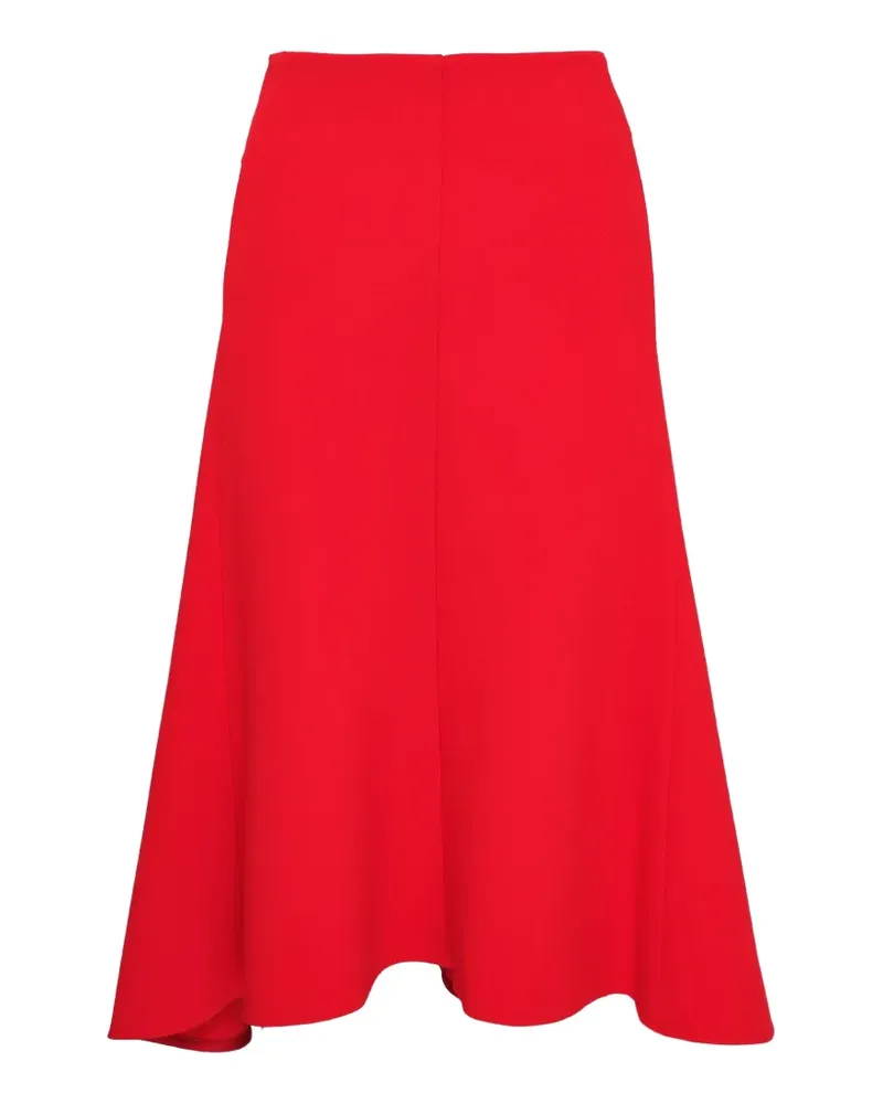 Jil Sander Rock in A-Linie - Rot Rot