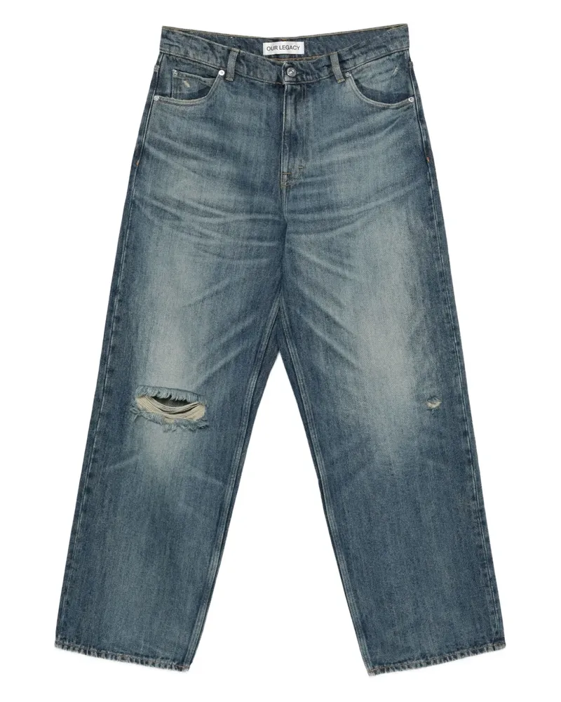Our Legacy Vast Cut ripped jeans - Blau Blau