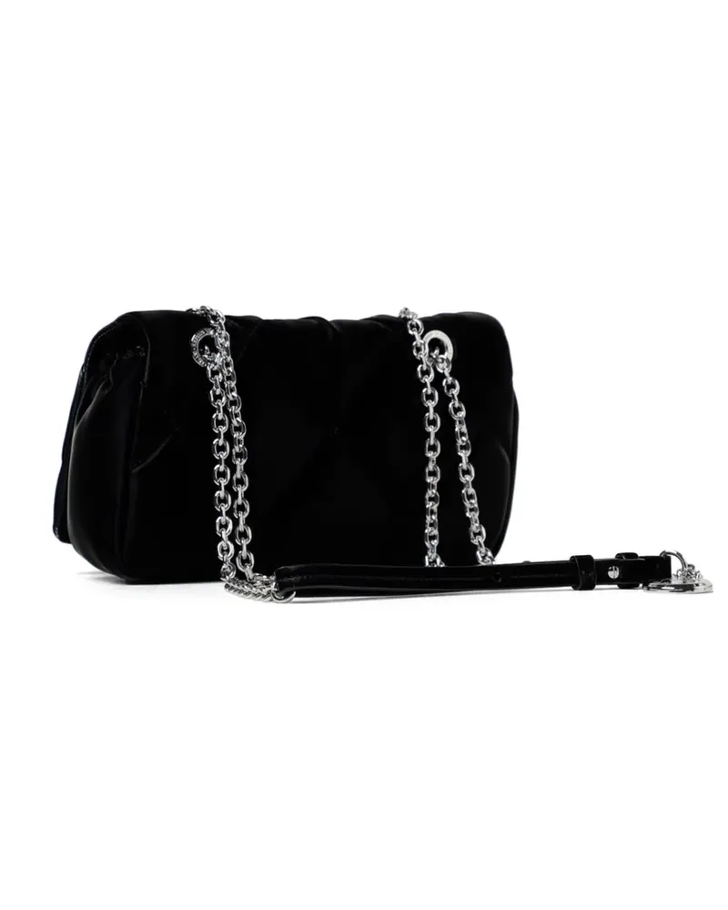 Emporio Armani Gesteppte Schultertasche - Schwarz Schwarz