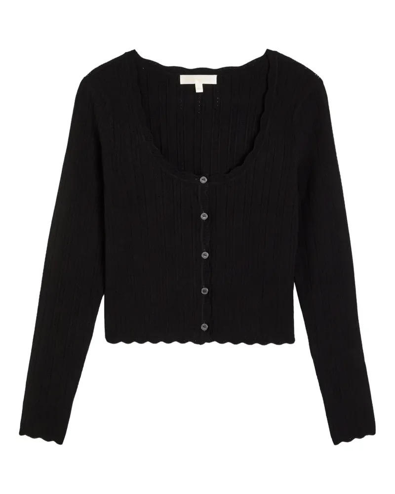 LoveShackFancy buttoned cardigan - Schwarz Schwarz