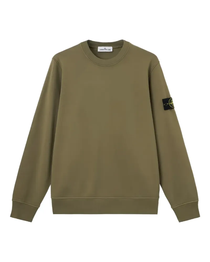 Stone Island logo-patch sweatshirt - Grün Grün