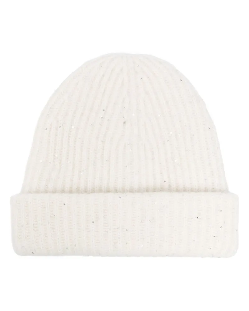 Fabiana Filippi Gerippte Beanie - Nude Nude