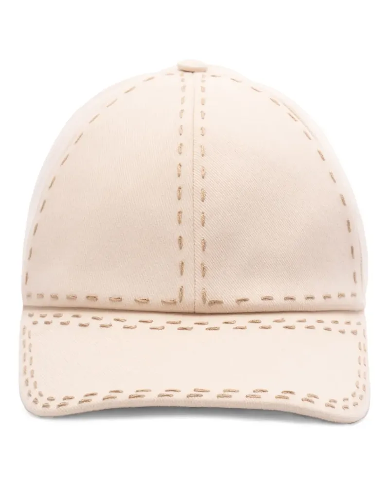 Fendi Selleria Baseballkappe - Nude Nude