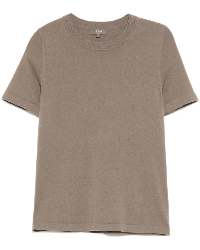 N.Peal Lottie T-Shirt - Braun Braun