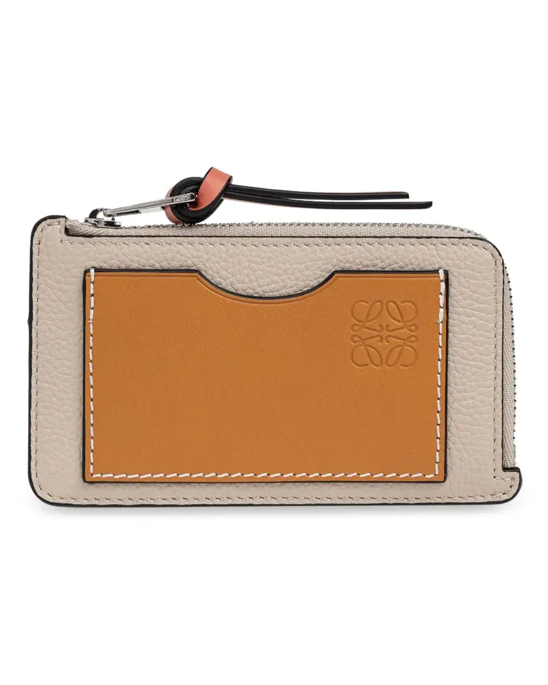 Loewe Kartenetui mit Logo-Prägung - Nude Nude