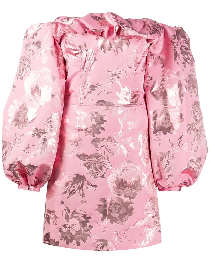 Stine Goya Schulterfreies Minikleid - Rosa Rosa