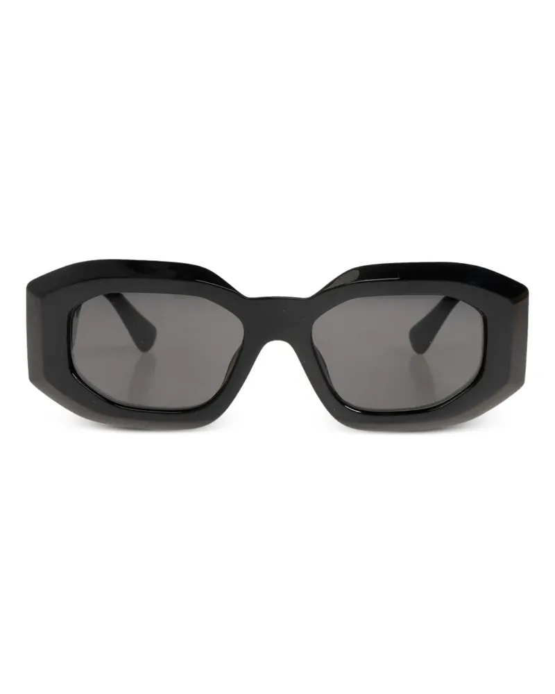 Versace geometric-frame sunglasses - Schwarz Schwarz