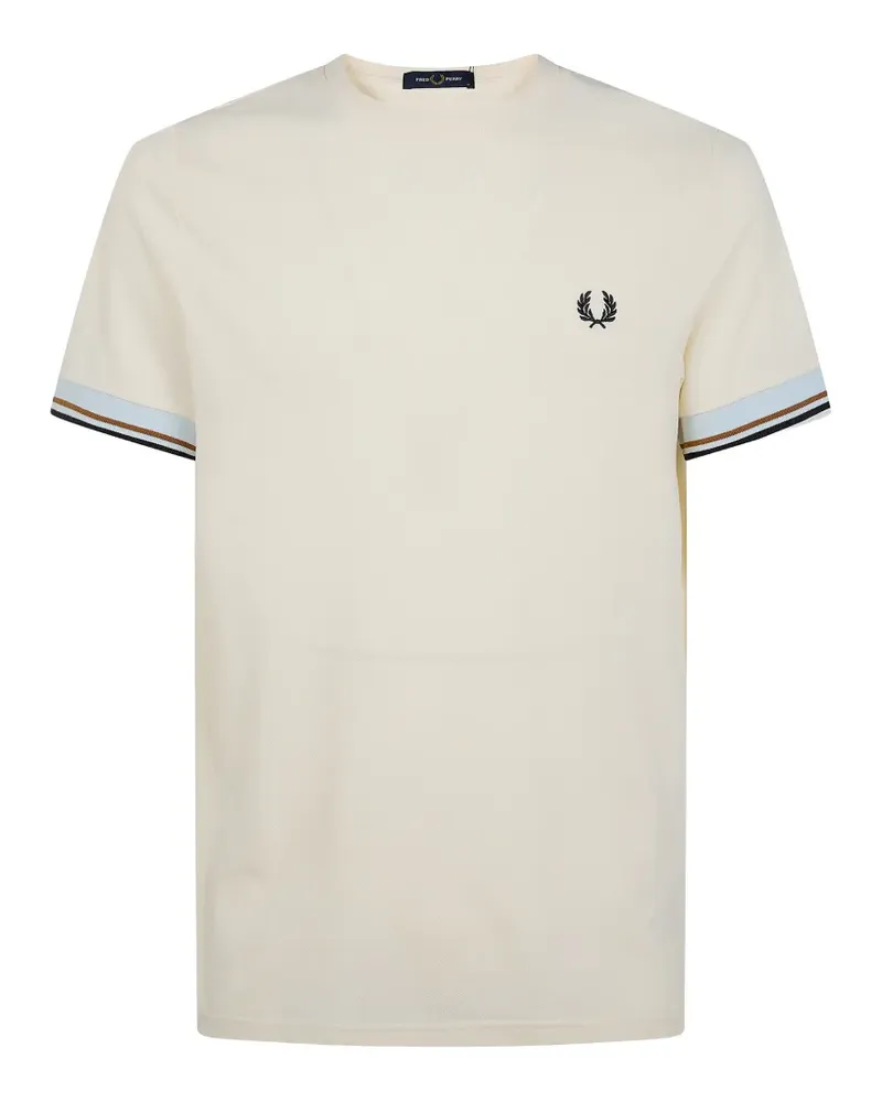Fred Perry Laurel Wreath T-Shirt mit Umschlag - Nude Nude