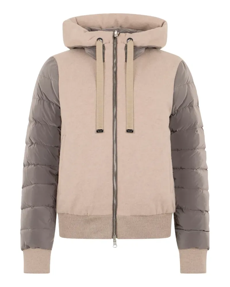 MOORER Aostamrw hooded-quilted jacket - Rosa Rosa