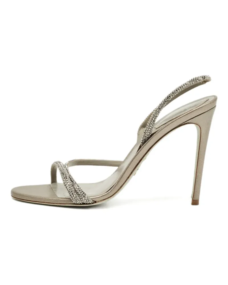 René Caovilla slingbacks sandals - Grau Grau