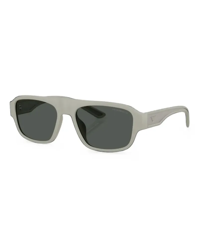 Emporio Armani rectangle-frame sunglasses - Grün Grün