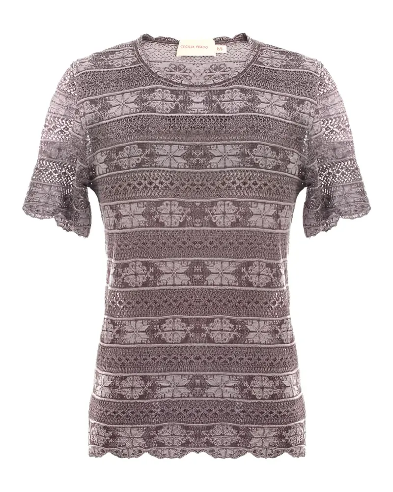 Cecilia Prado Avery T-Shirt mit Blumenmuster - Violett Violett