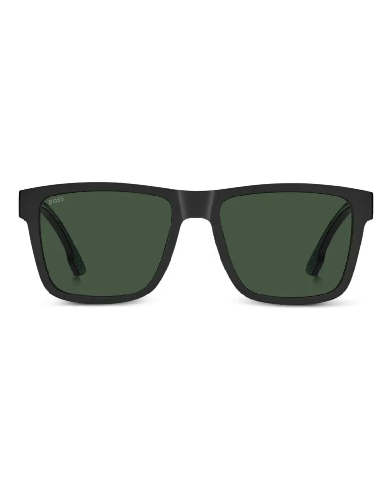 HUGO BOSS Eckige Sonnenbrille - Schwarz Schwarz