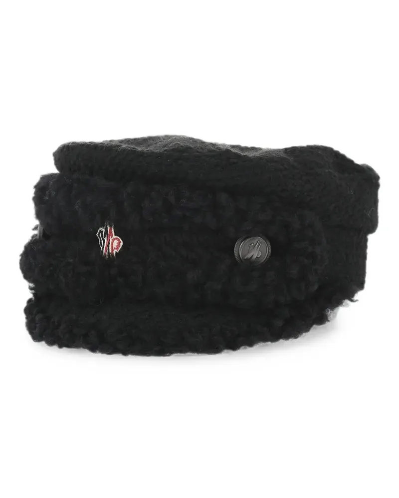 Moncler Bretonische Après-Ski Mütze aus Faux Shearling - Schwarz Schwarz