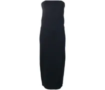 Geripptes Kleid - Blau