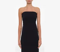 Geripptes Kleid - Blau