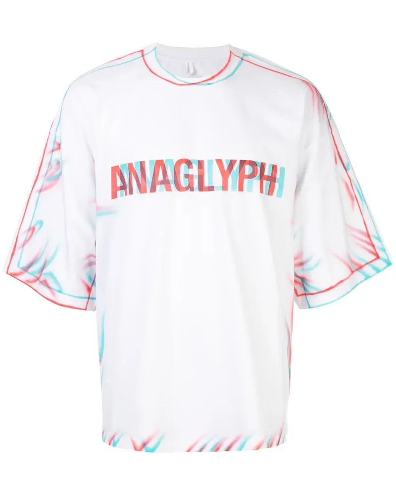Doublet T-Shirt im Oversized-Look - Weiß Weiß
