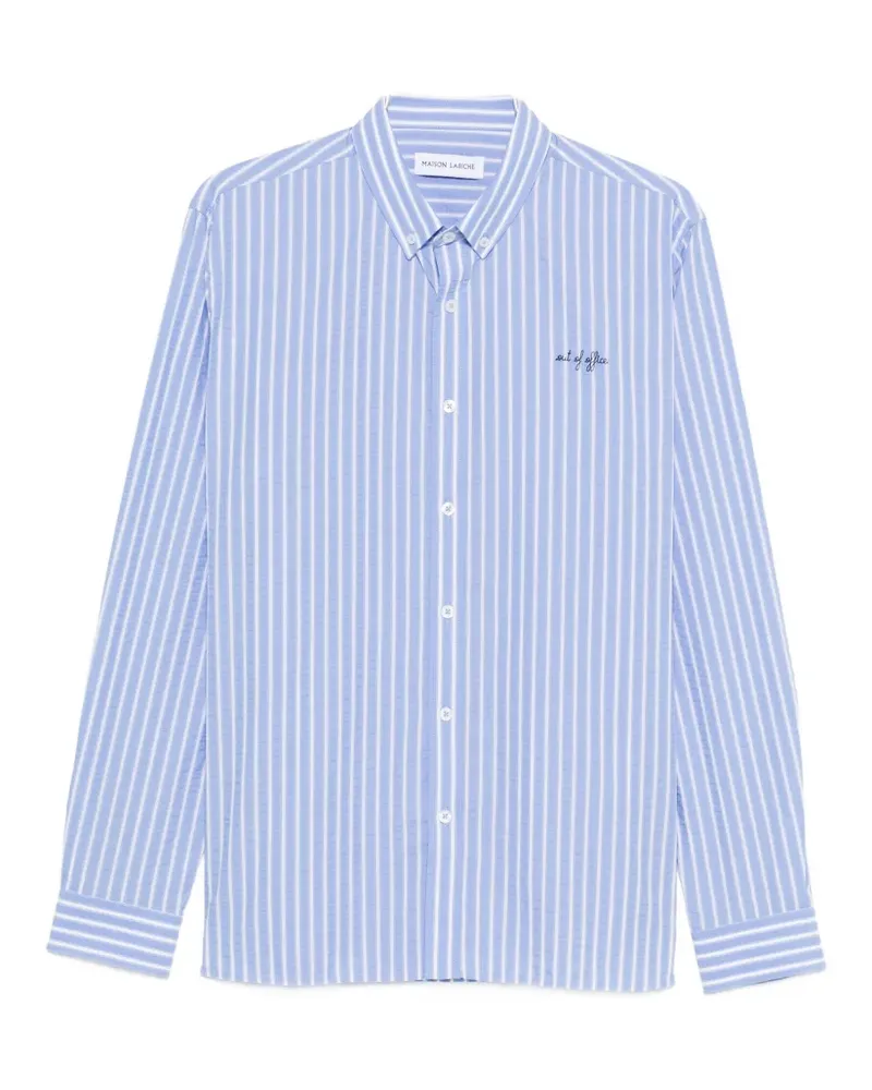 Maison Labiche Malesherbes striped shirt - Blau Blau