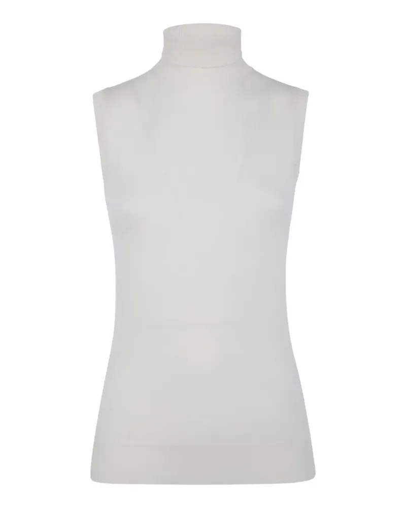 Max Mara sleeveless turtleneck top - Nude Nude