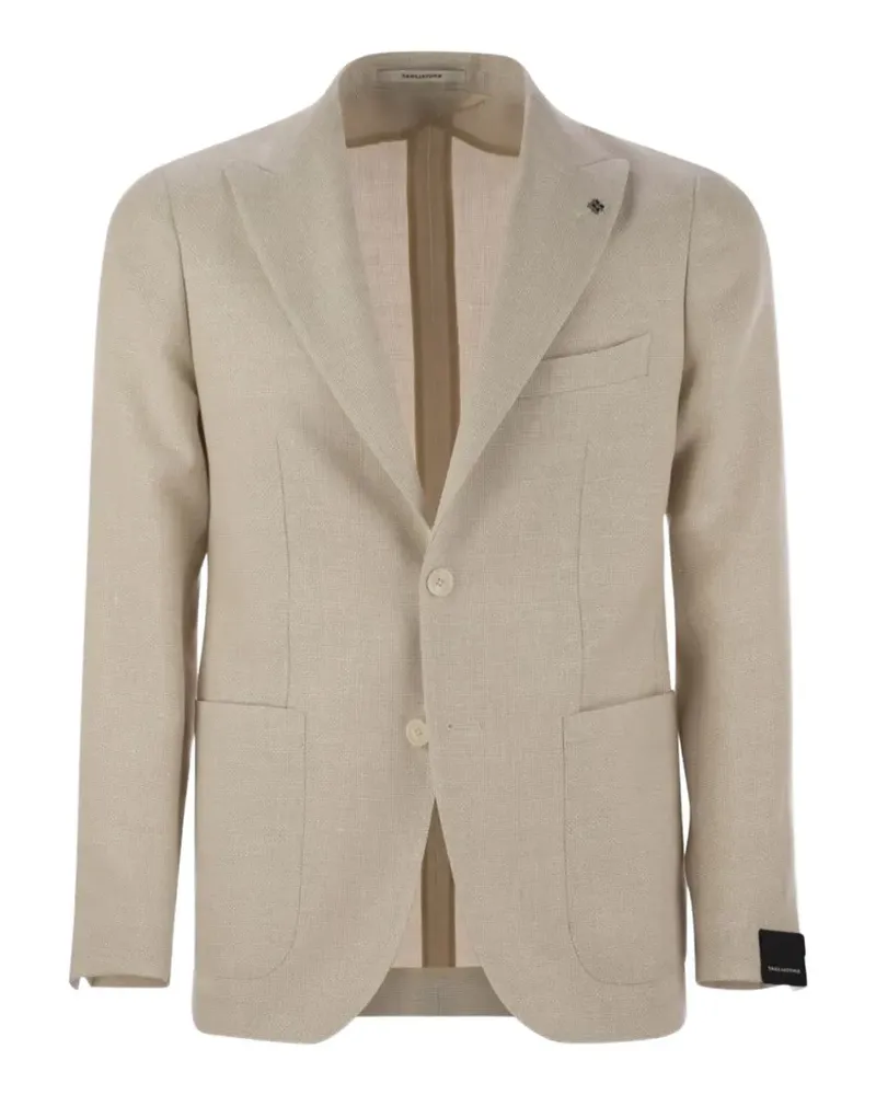 Tagliatore notch-lapel blazer - Nude Nude