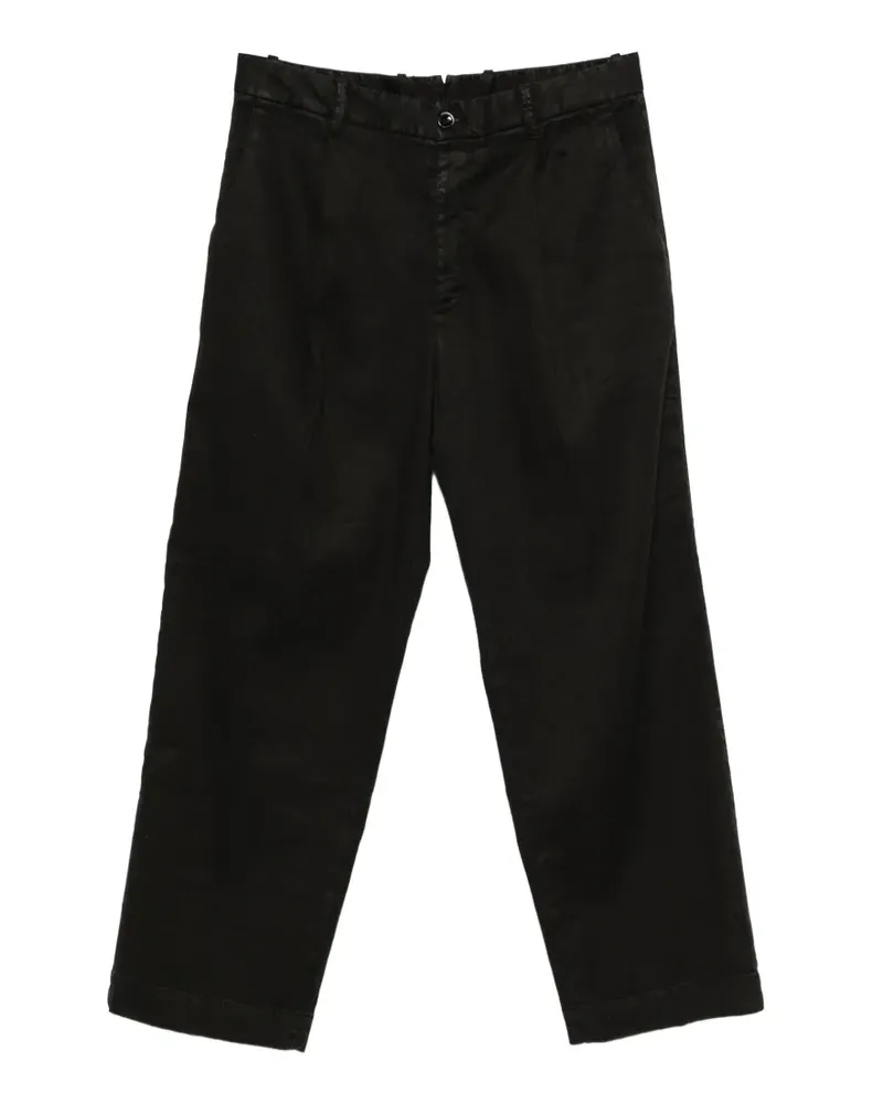 nine:inthe:morning Philip pleated-design trousers - Schwarz Schwarz