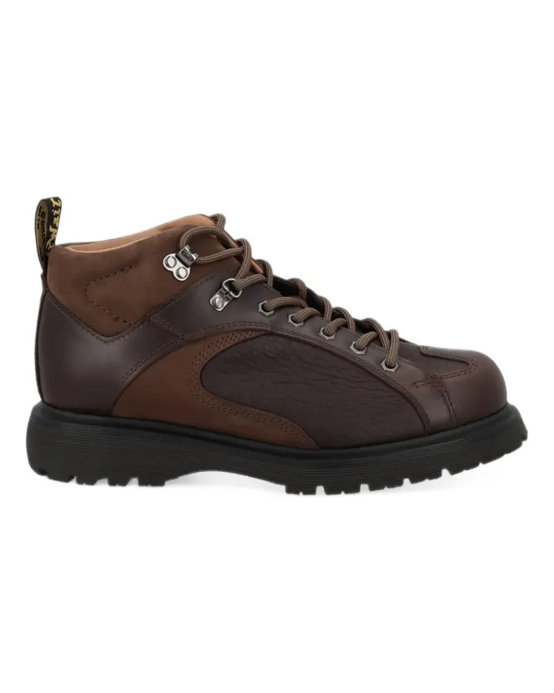 Dr.Martens Wayborne Mayhem panelled lace-up boots - Braun Braun