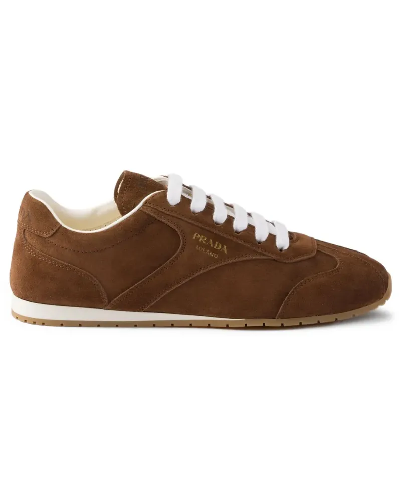 Prada Sneakers aus Wildleder - Braun Braun