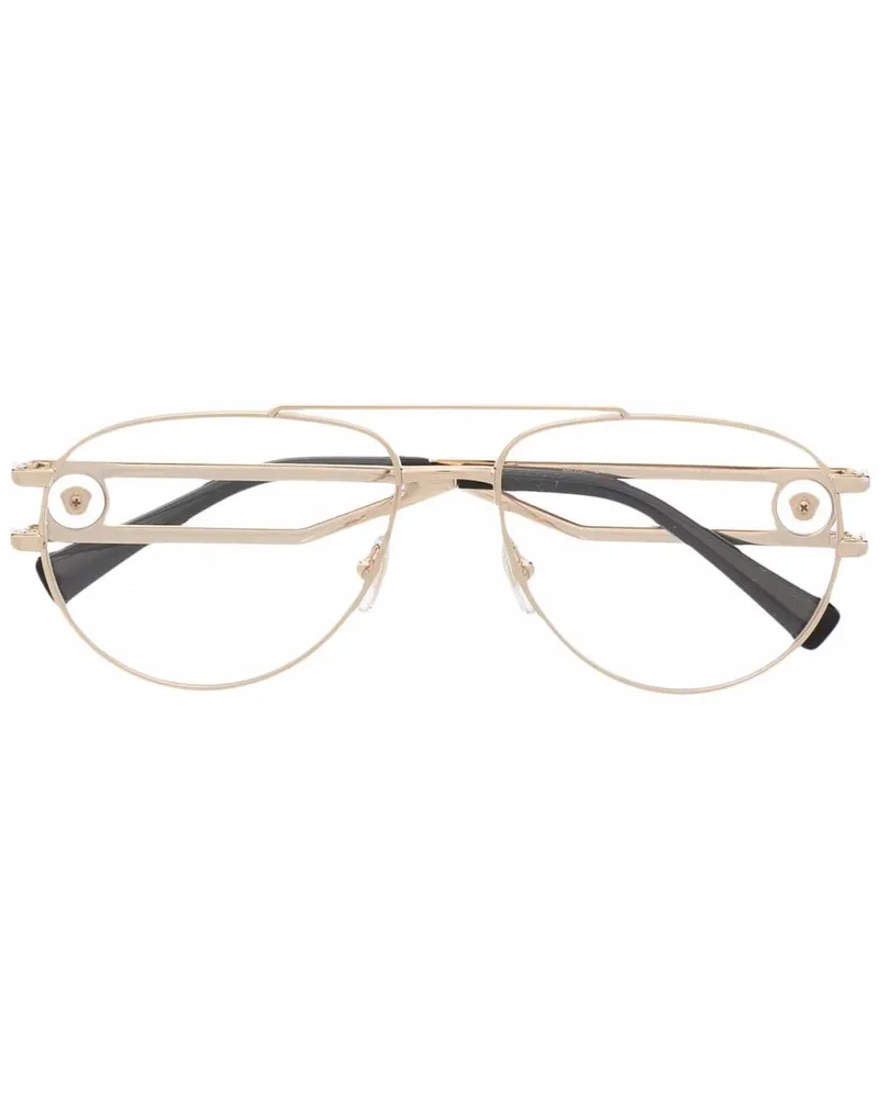 Versace Klassische Pilotenbrille - Gold Gold
