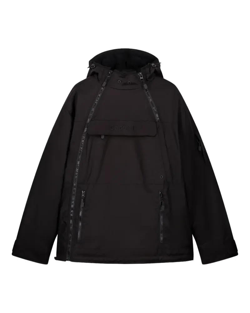 COPERNI Asymmetrische Jacke mit Reißverschluss - Schwarz Schwarz