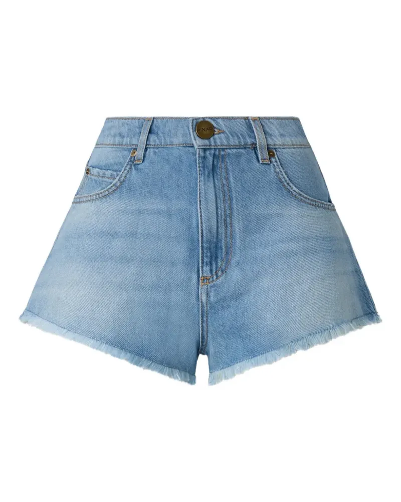 Pinko frayed-edge denim shorts - Blau Blau