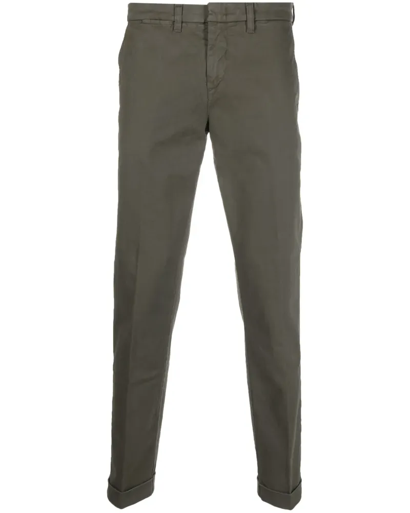 Fay Klassische Tapered-Chino - Grün Grün